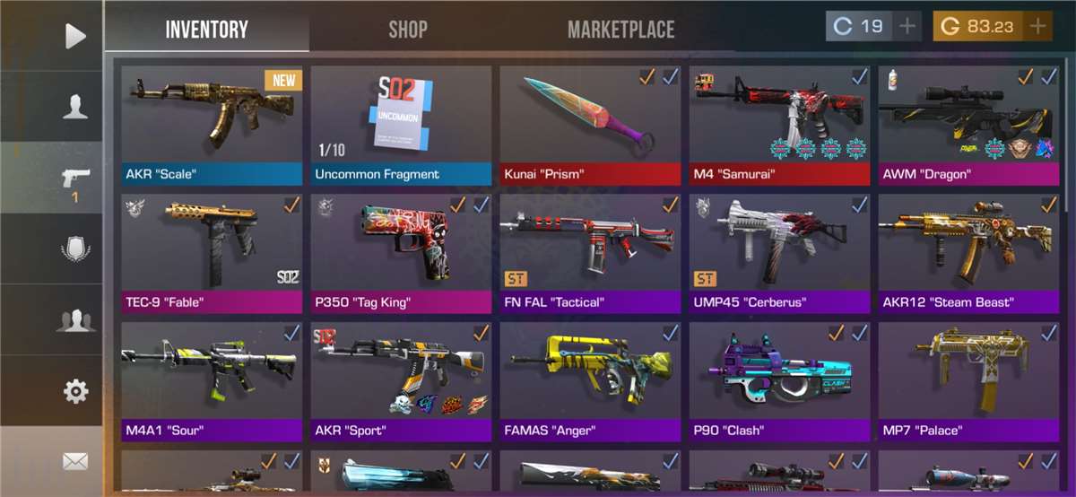 Game account sale Standoff 2 Game account sale Standoff 2